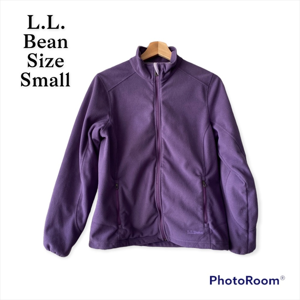 L.L. Bean | Womens Purple Polartek Fleece | Full Zip | Size Small | Preowned